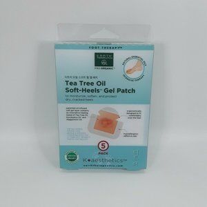 10 Packs of Earth Therapeutics Tea Tree Oil "Soft Heels" Gel Patch (50 Patches)